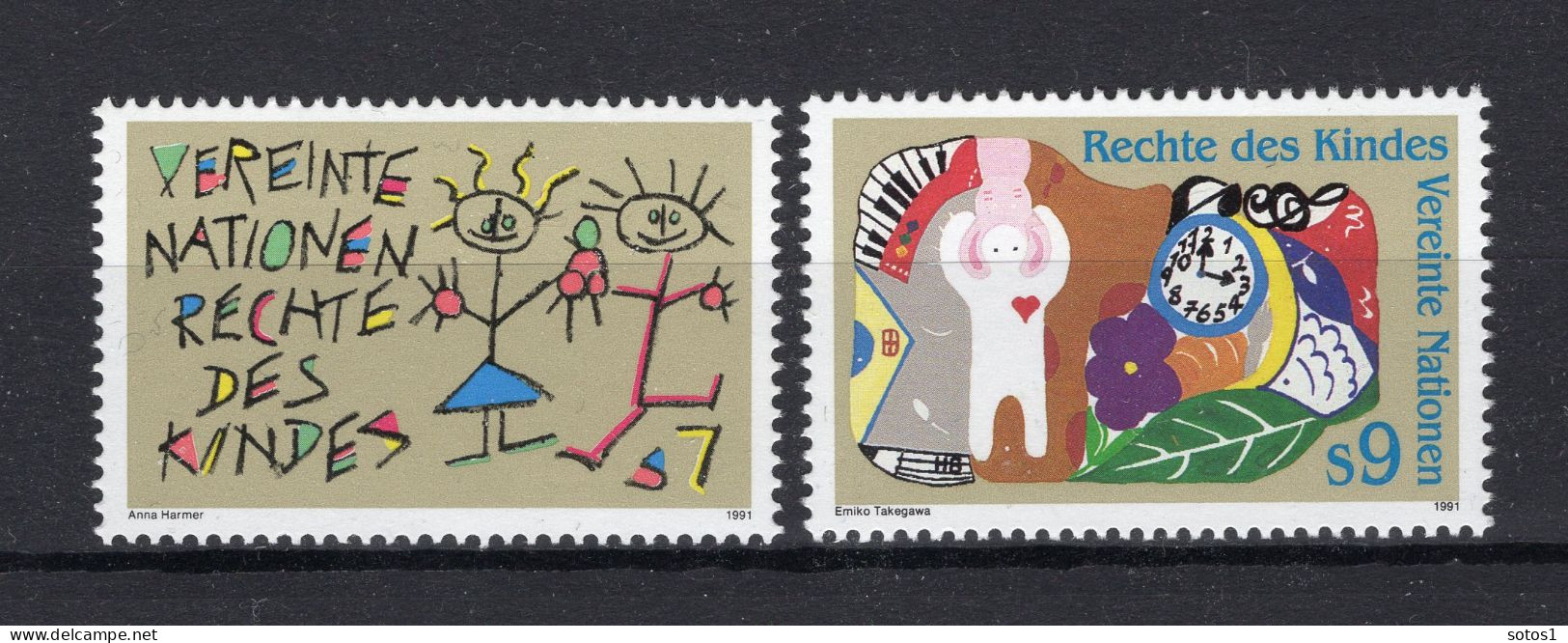 VERENIGDE NATIES-WENEN Yt. 125/126 MNH 1991 - Unused Stamps