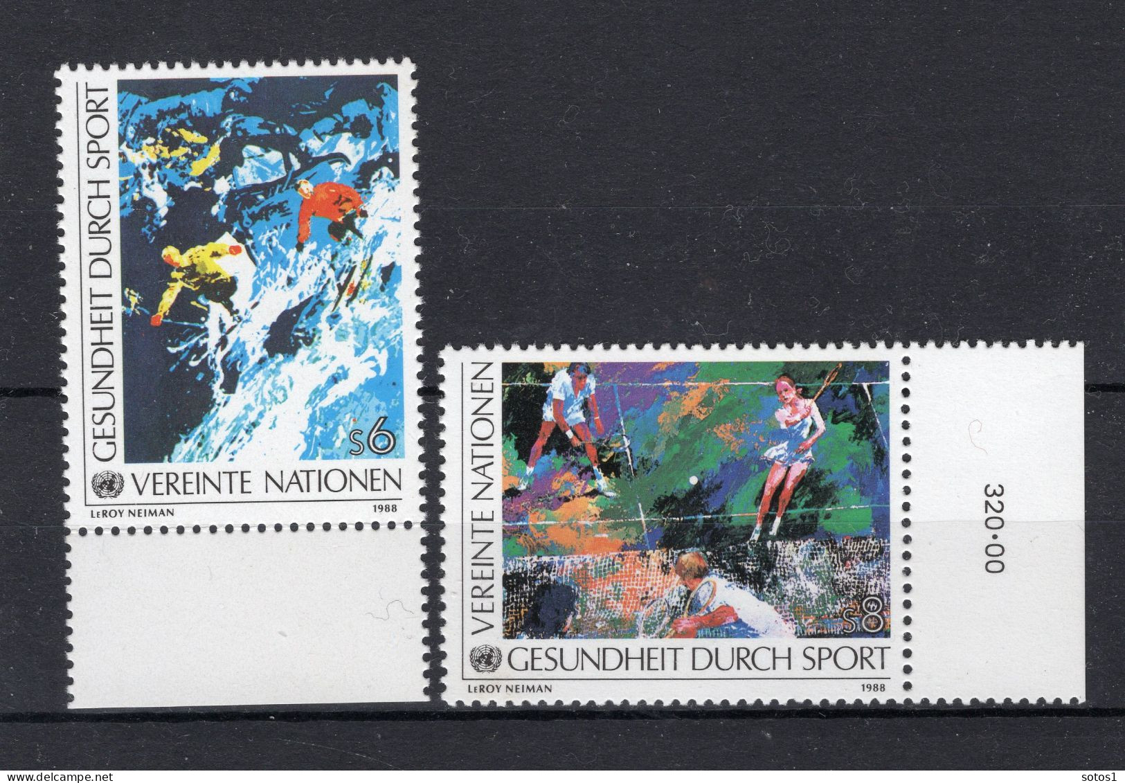 VERENIGDE NATIES-WENEN Yt. 85/86 MNH 1988 - Unused Stamps