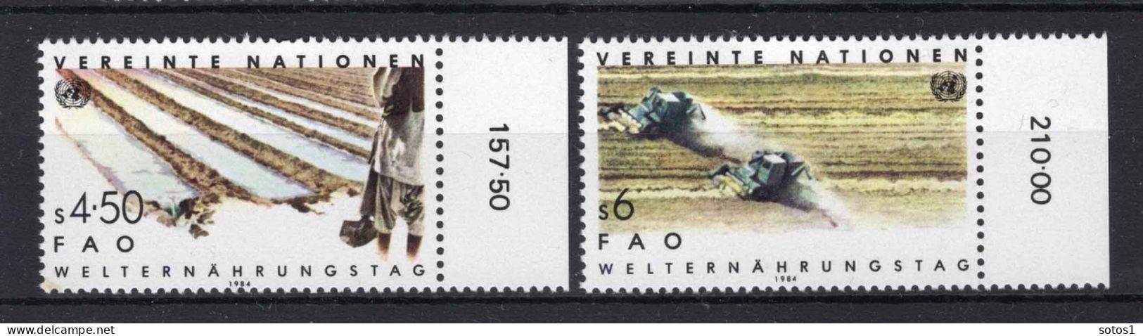 VERENIGDE NATIES-WENEN Yt. 39/40 MNH 1984 - Ungebraucht