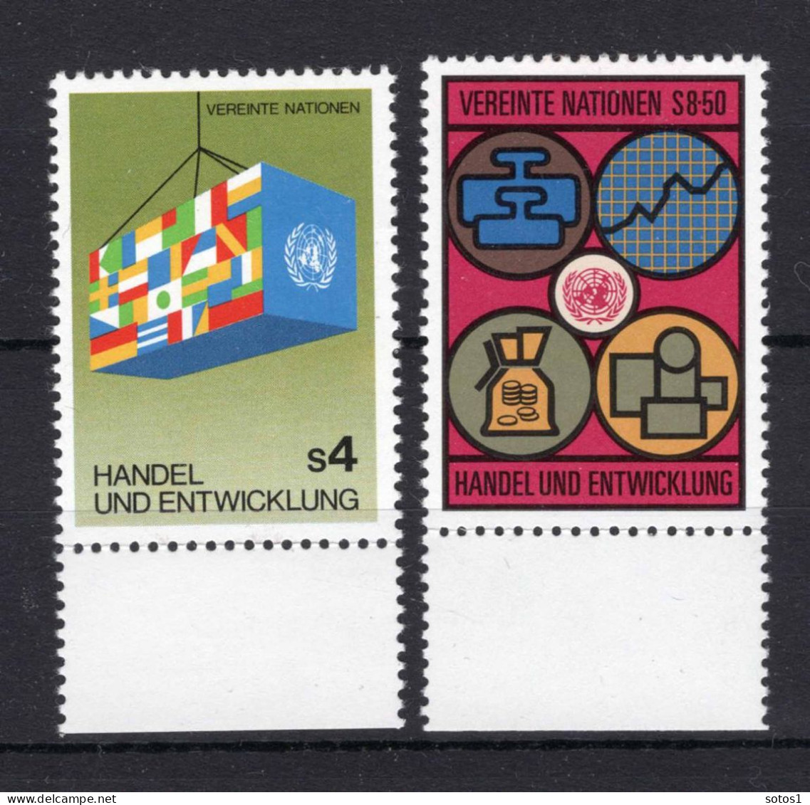 VERENIGDE NATIES-WENEN Yt. 34/35 MNH 1983 - Ungebraucht