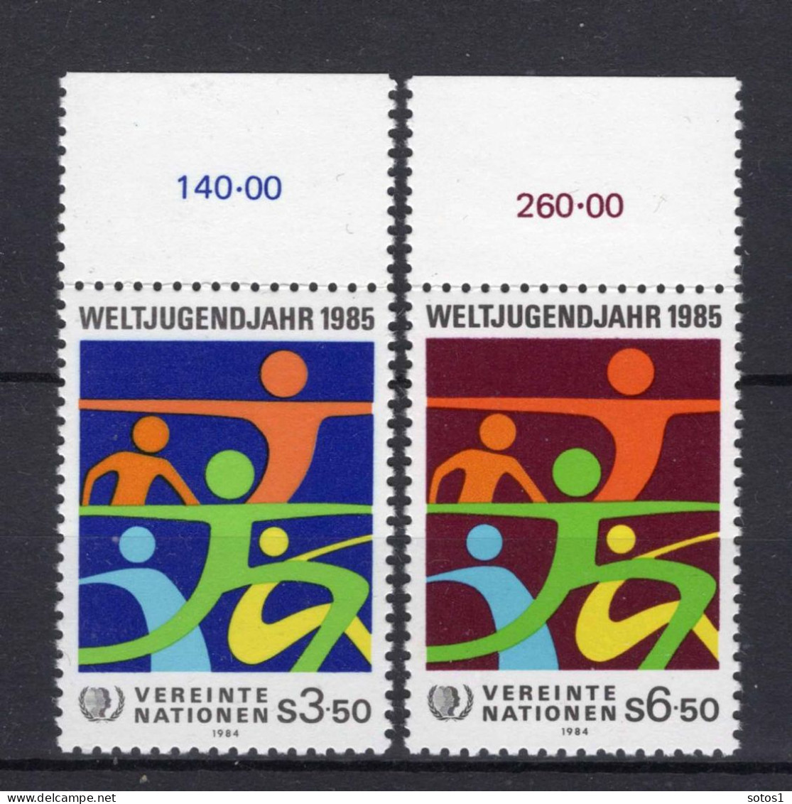 VERENIGDE NATIES-WENEN Yt. 45/46 MNH 1984 - Unused Stamps