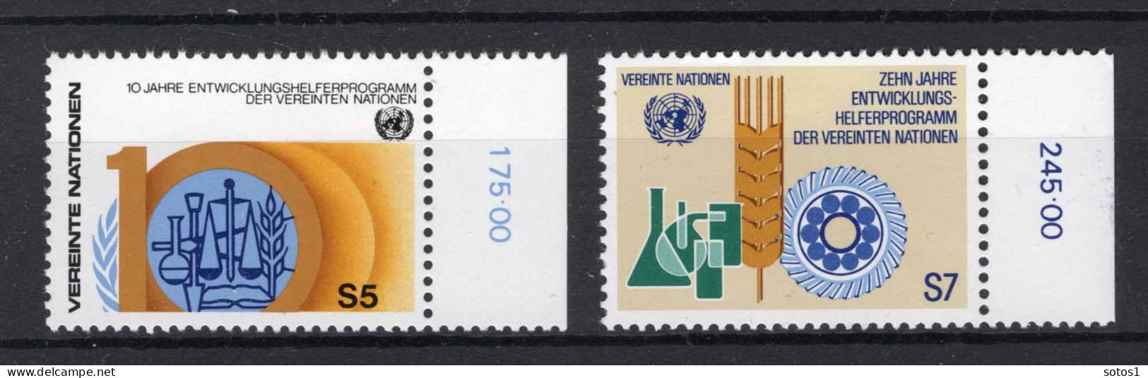 VERENIGDE NATIES-WENEN Yt. 21/22 MNH 1981 - Ungebraucht