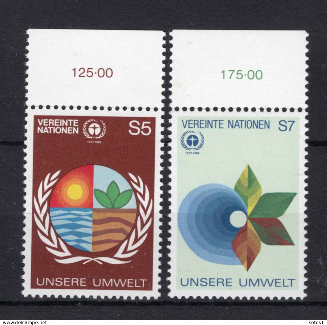 VERENIGDE NATIES-WENEN Yt. 24/25 MNH 1982 - Ungebraucht