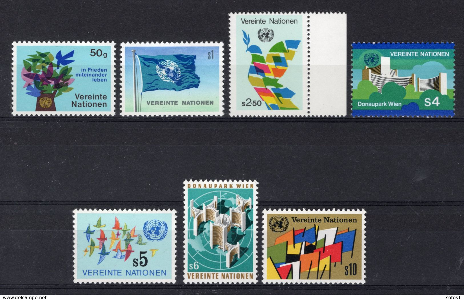VERENIGDE NATIES-WENEN Yt. 1/7 MNH 1979-1980 - Unused Stamps