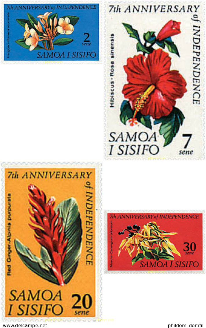 93163 MNH SAMOA 1969 7 ANIVERSARIO DE LA INDEPENDENCIA - Samoa