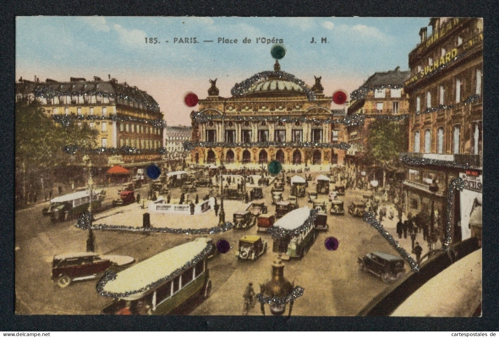CPA Scintillante Perle Paris, Place De L'Opera  - Sonstige & Ohne Zuordnung