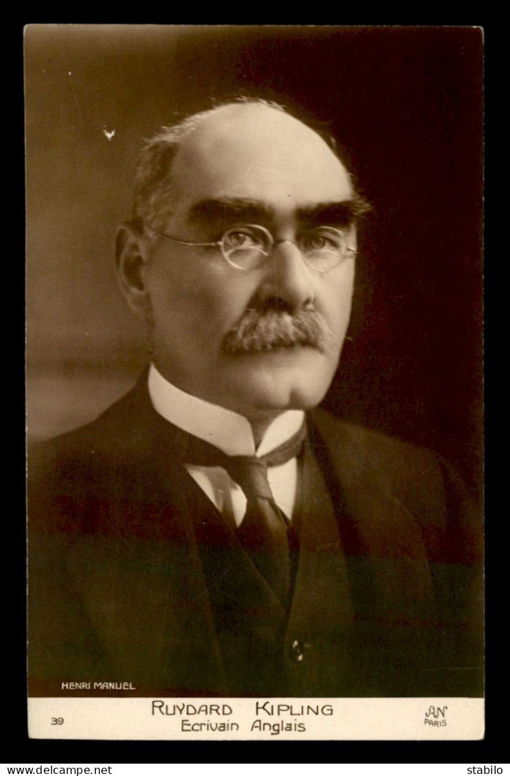 ECRIVAINS - RUYDARD KIPLING (1865-1936)  ANGLAIS - Ecrivains