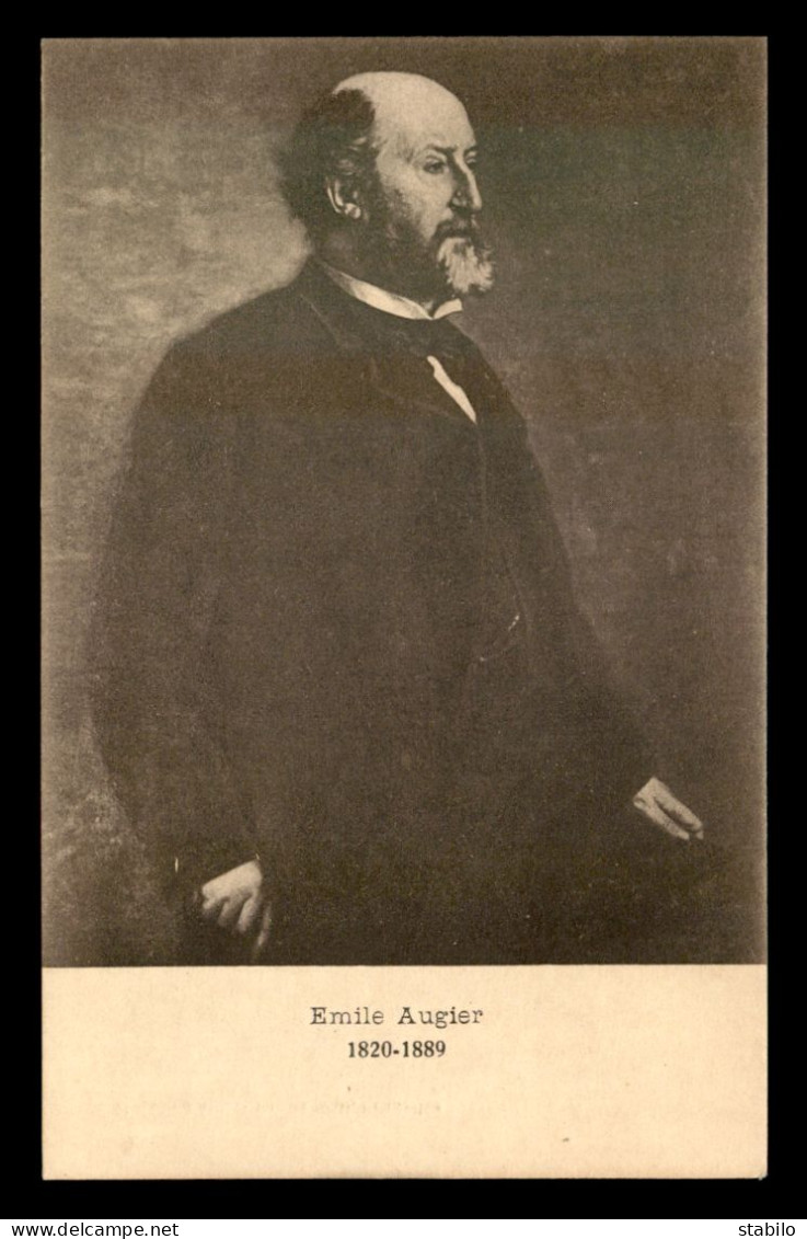 ECRIVAINS - EMILE AUGIER (1820-1889) POETE ET DRAMATURGE FRANCAIS DECEDE A CROISSY-SUR-SEINE - Writers
