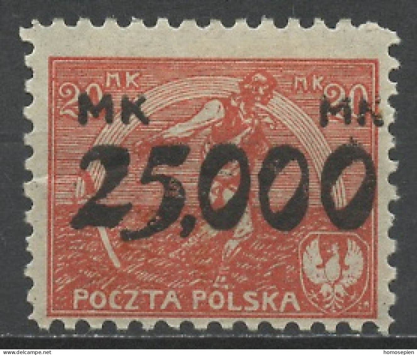 Pologne - Poland - Polen 1923-24 Y&T N°272 - Michel N°186 * - 25000ms20m Semeur - Neufs