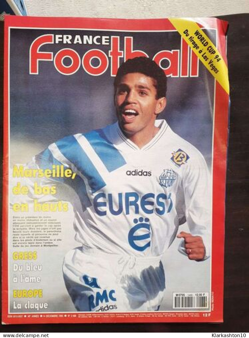 France Football Nº2488 / Décembre 1993 - Unclassified