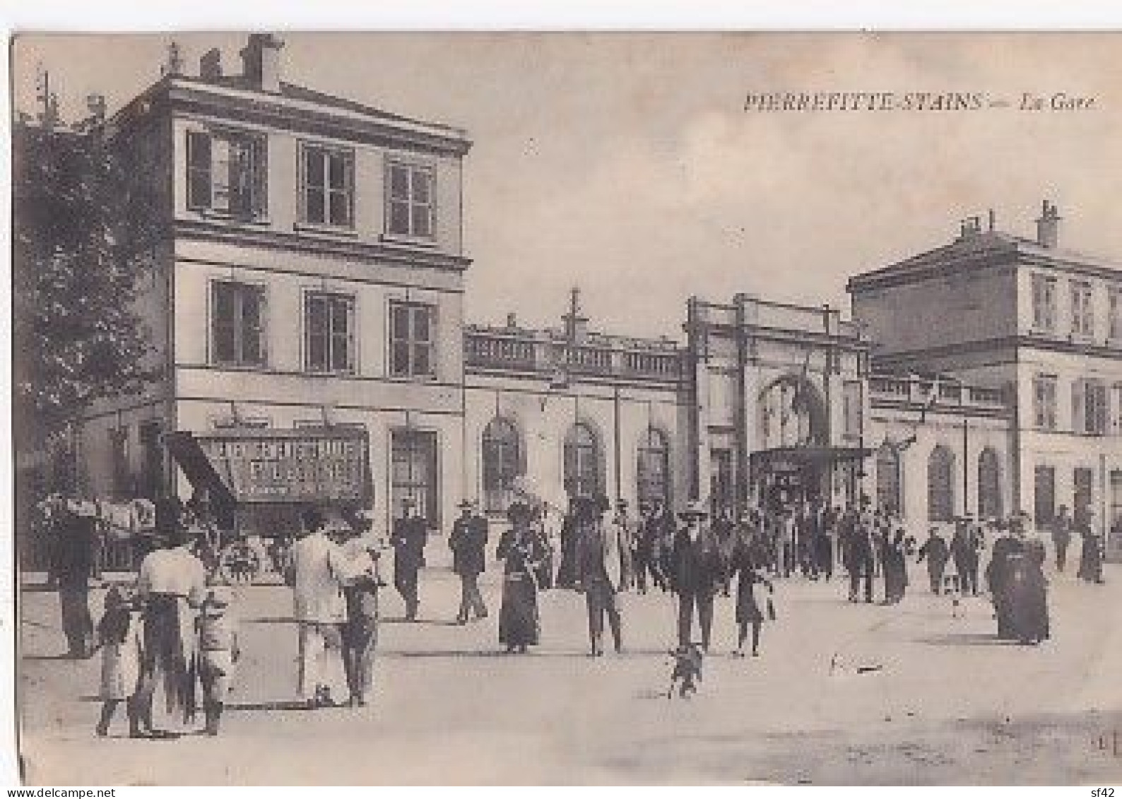 PIERREFITTE                 La Gare      Voiture De Déménagements  P  LECIGNE - Pierrefitte Sur Seine