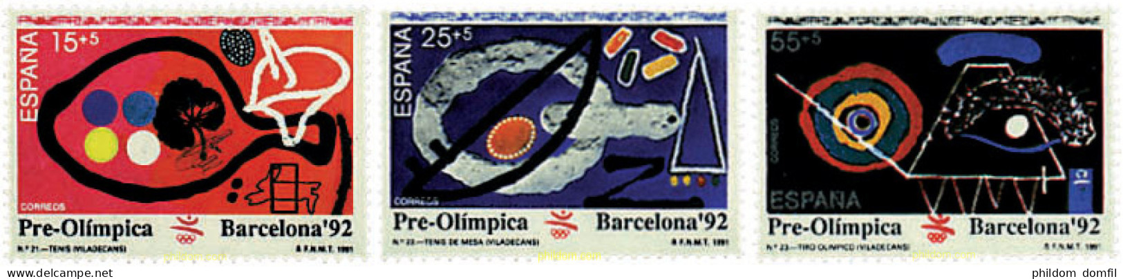 85871 MNH ESPAÑA 1991 25 JUEGOS OLIMPICOS VERANO BARCELONA 1992 - Ungebraucht