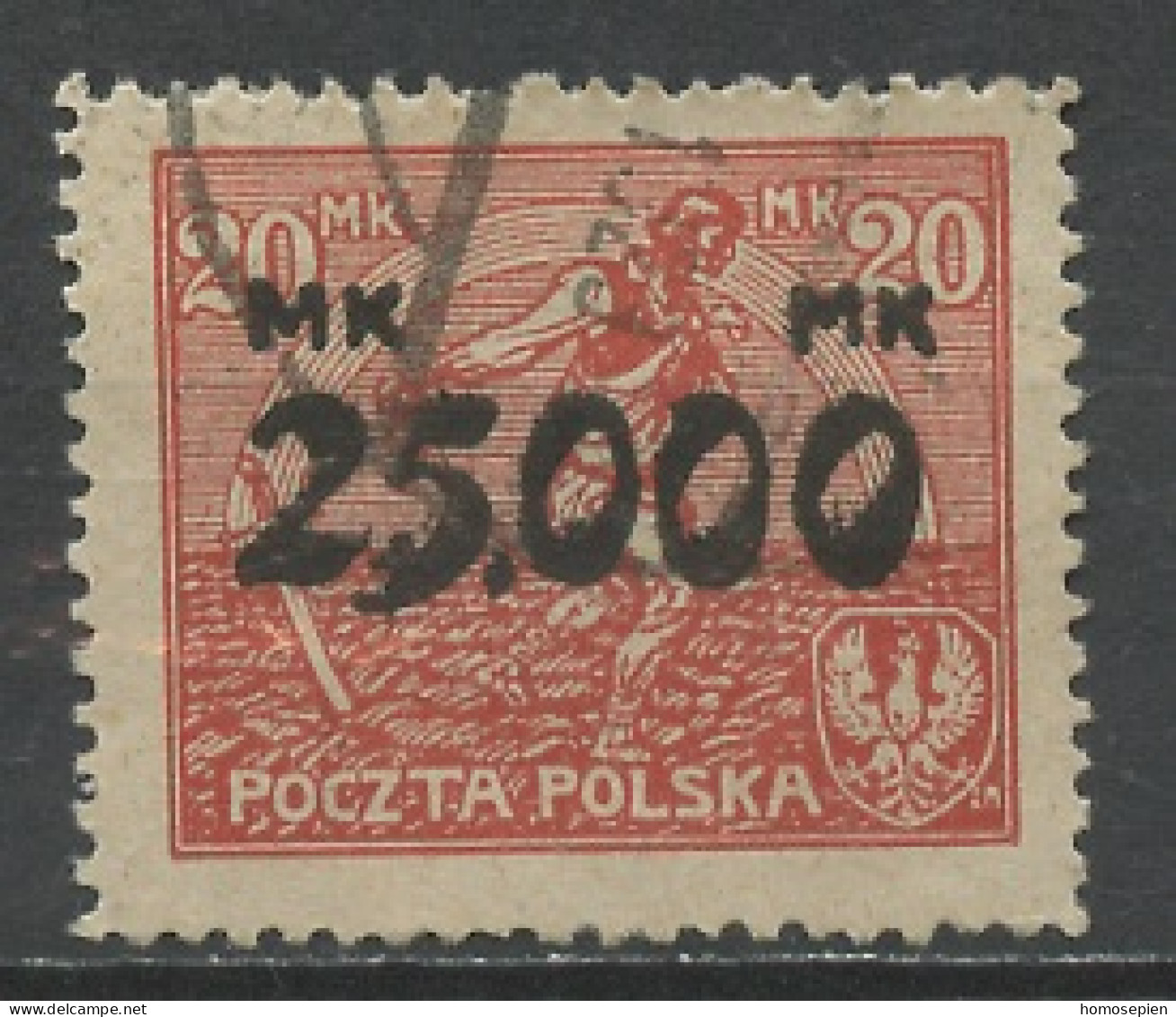 Pologne - Poland - Polen 1923-24 Y&T N°273 - Michel N°187 (o) - 25000ms20m Semeur - Used Stamps