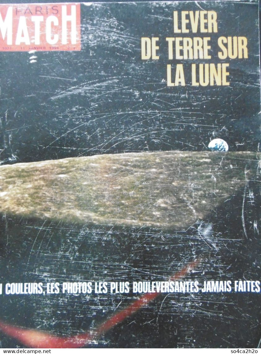 Paris Match N°1027 11 Janvier 1969 Lever De Terre Sur La Lune - Informations Générales