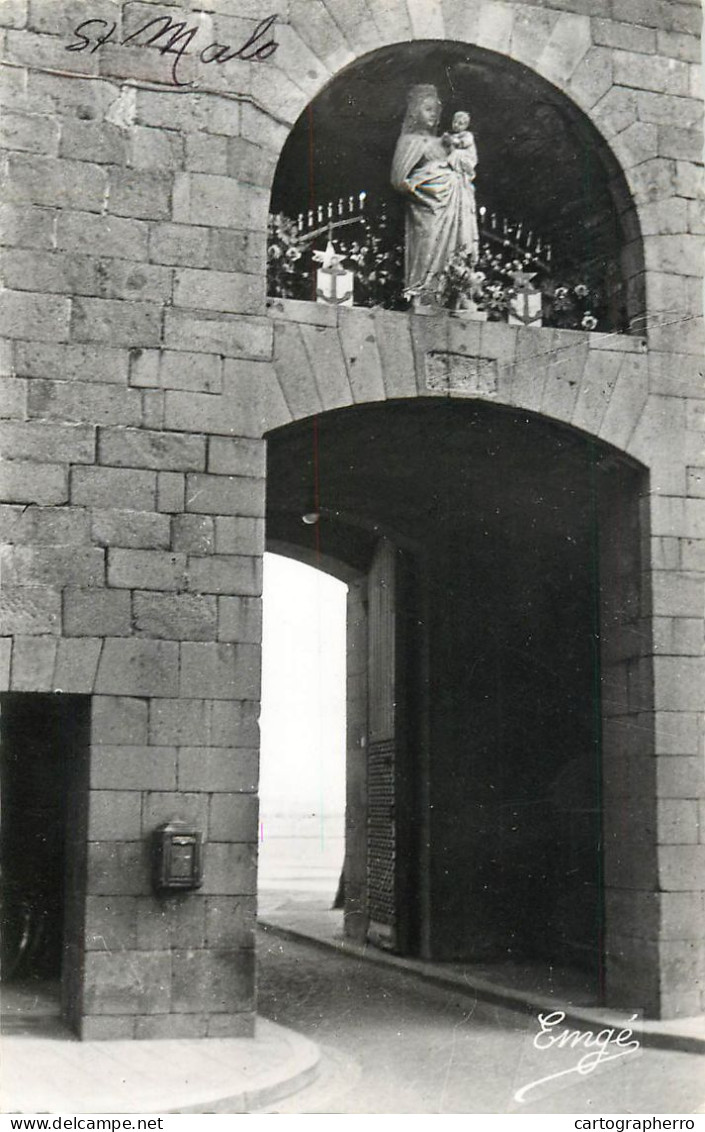 France Saint Malo La Vierge De La Grand Porte - Saint Malo