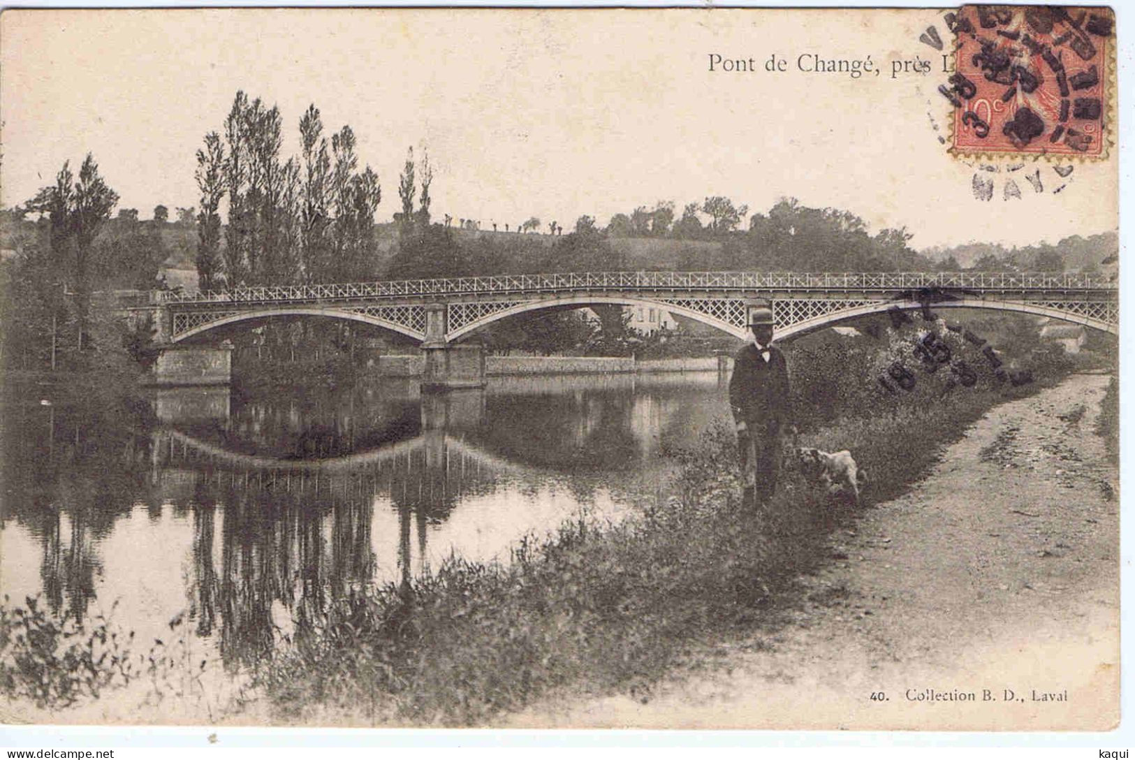 MAYENNE - Pont De Changé ( Petite Animation ) - Collection B. D., Laval - N° 40 - Autres & Non Classés