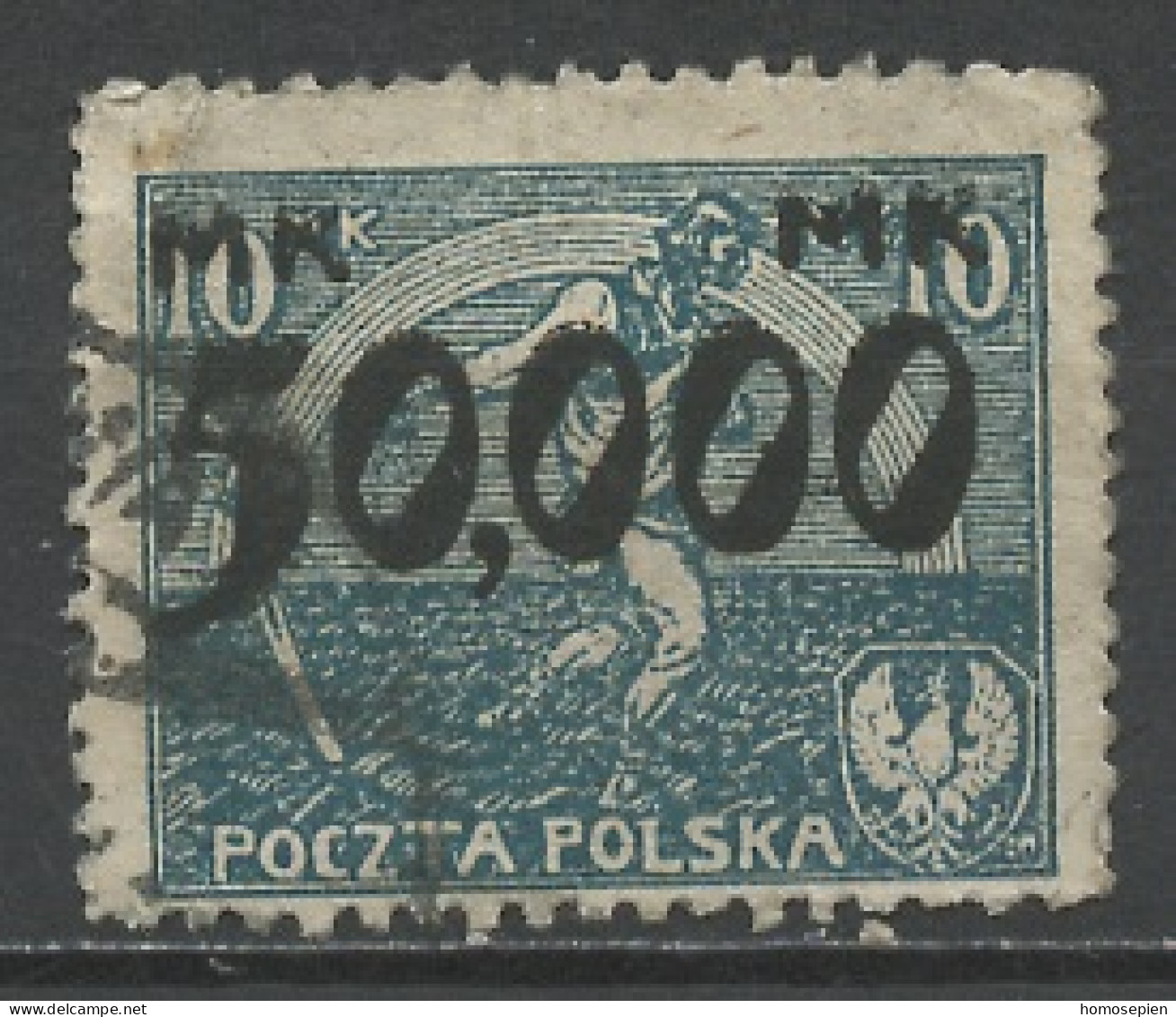 Pologne - Poland - Polen 1923-24 Y&T N°274 - Michel N°188 (o) - 50000ms10m Semeur - Used Stamps