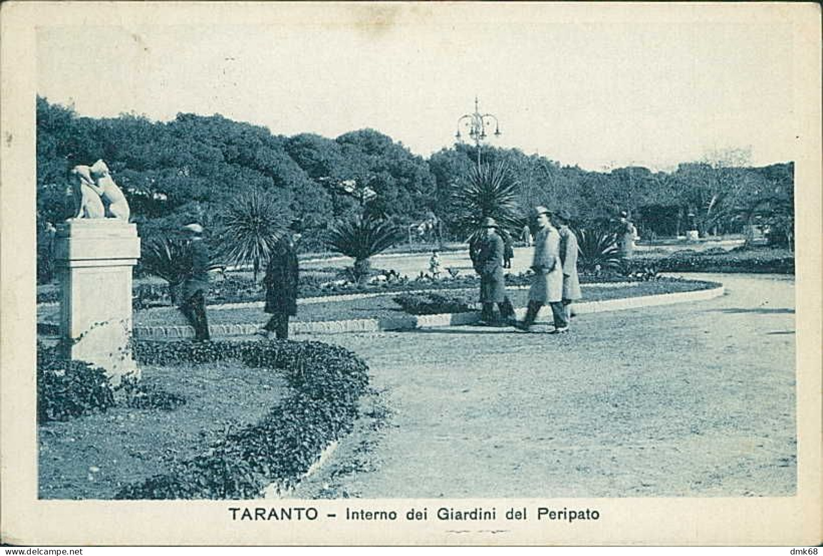 TARANTO - INTERNO DEI GIARDINI DEL PERIPATO - EDIZ. SIMILIMEO - SPEDITA 1930 (20832) - Taranto