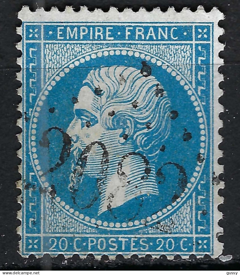 FRANCE Classique, B Obl. GC Des Villes Sur TP Isolés: GC 2082 (Lons-le-Saunier,2) Sur Y&T 22 - 1862 Napoleon III