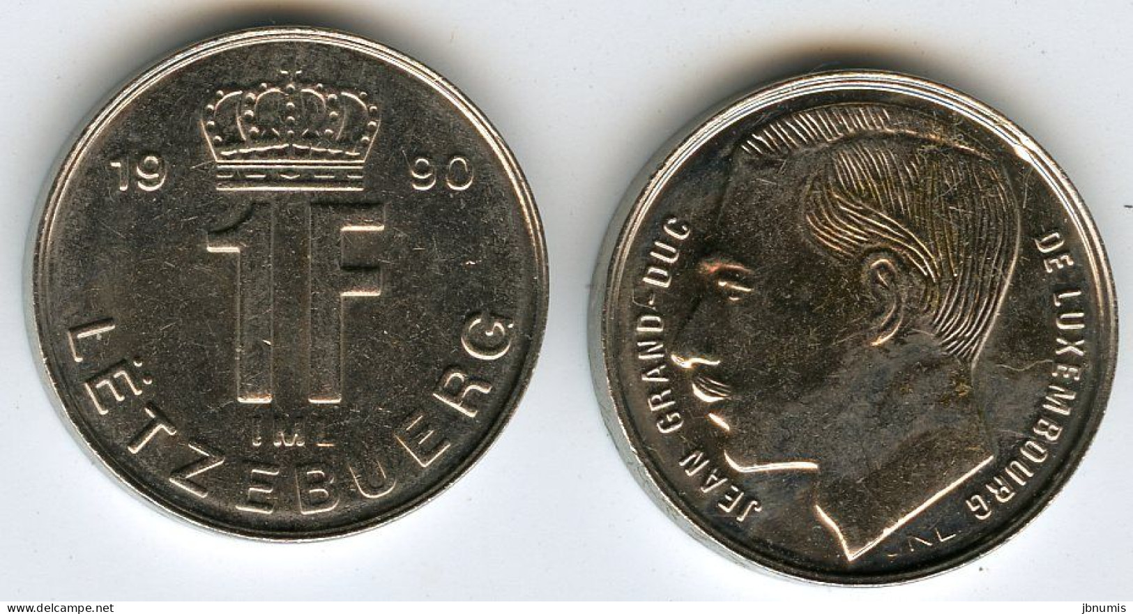 Luxembourg 1 Franc 1990 KM 63 - Luxembourg