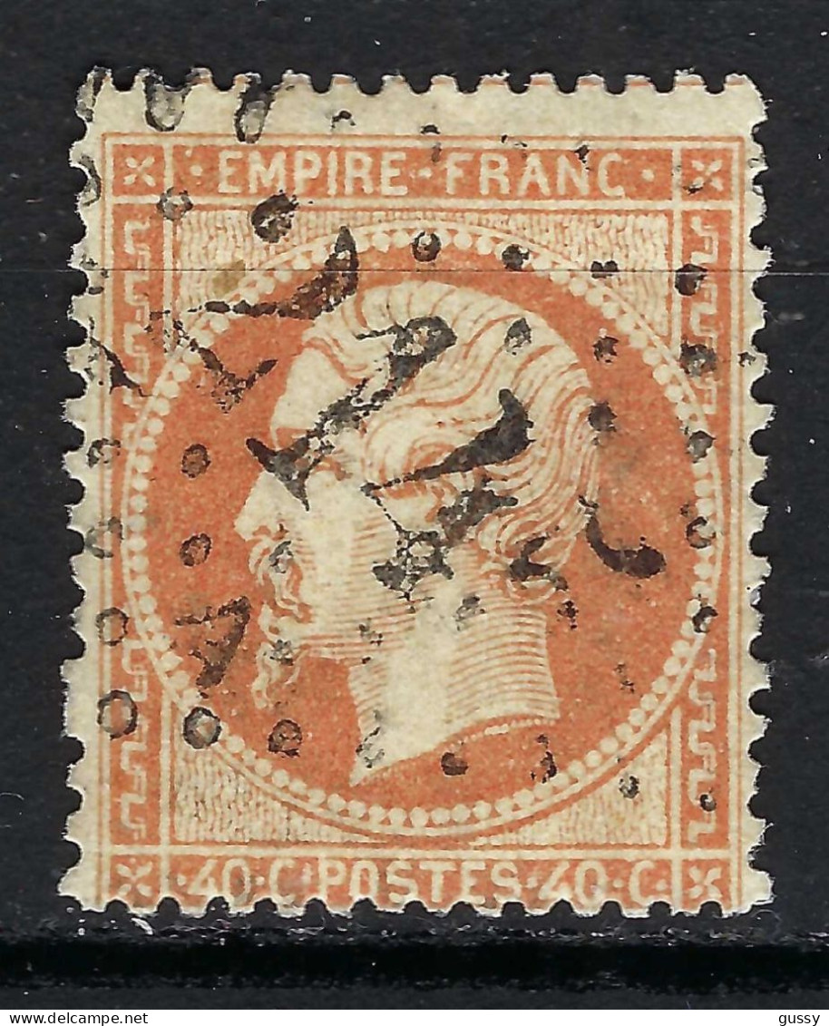 FRANCE Classique, B Obl. GC Des Villes Sur TP Isolés: GC 2145A (Lyon,1) Sur Y&T 23 - 1862 Napoléon III.