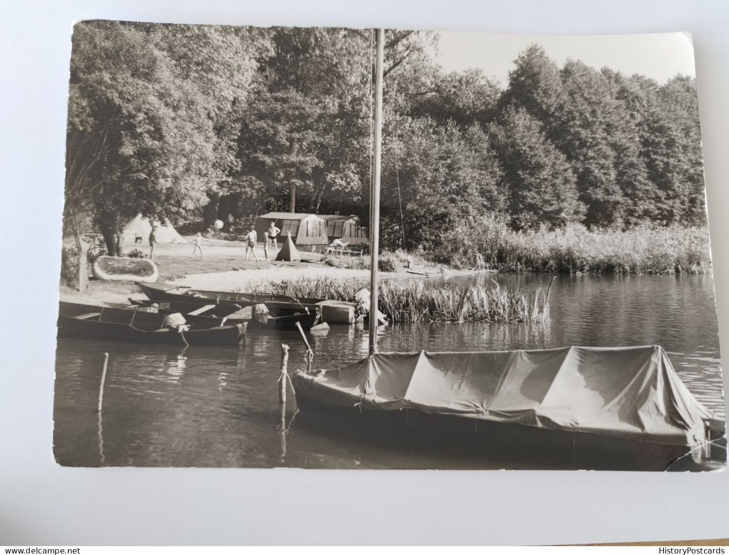 Leissnitz, Kr. Beeskow, Zeltplatz Am Glower See, 1977 - Beeskow