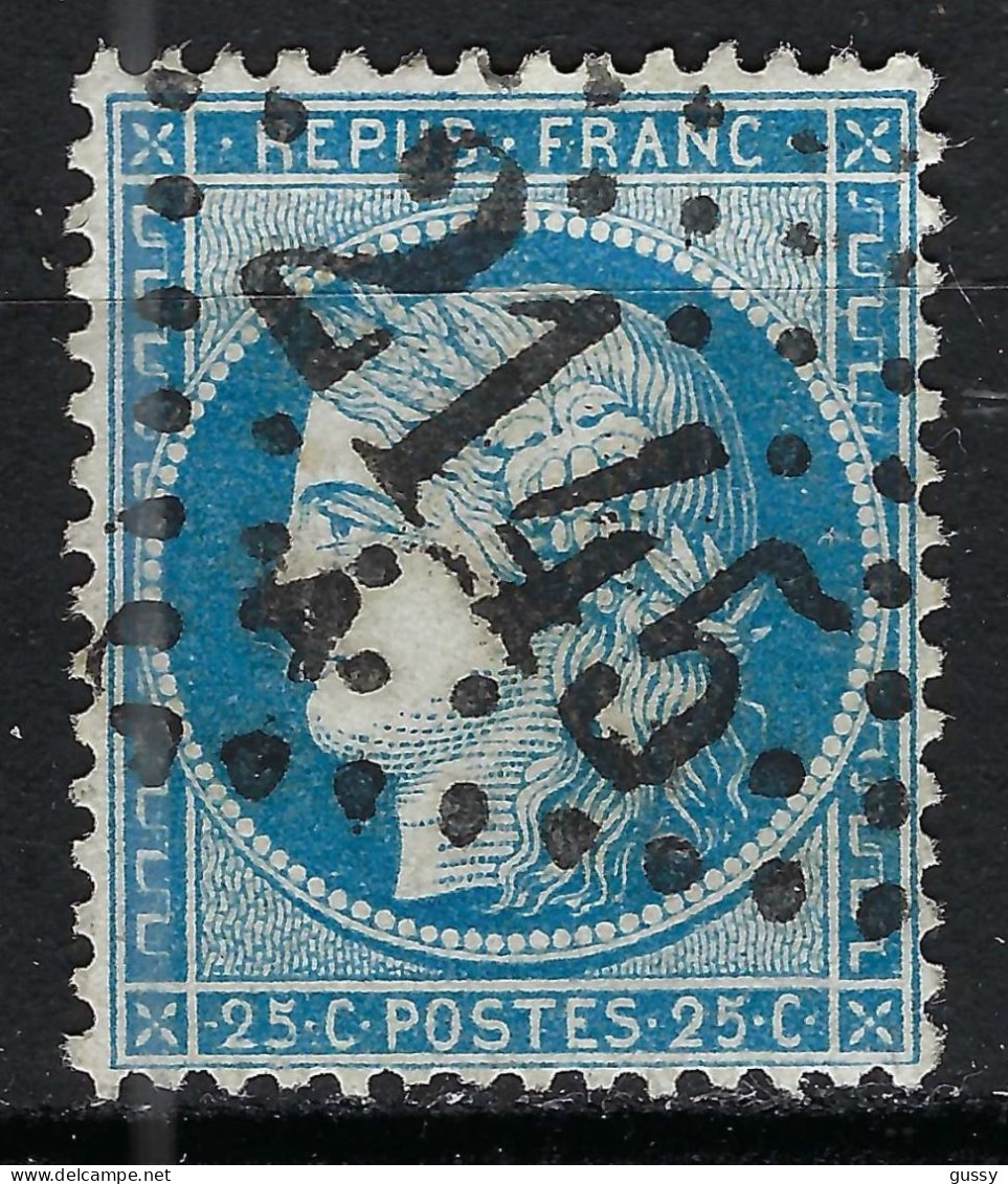 FRANCE Classique, B Obl. GC Des Villes Sur TP Isolés: GC 2145A (Lyon,1) Sur Y&T 60A - 1871-1875 Ceres