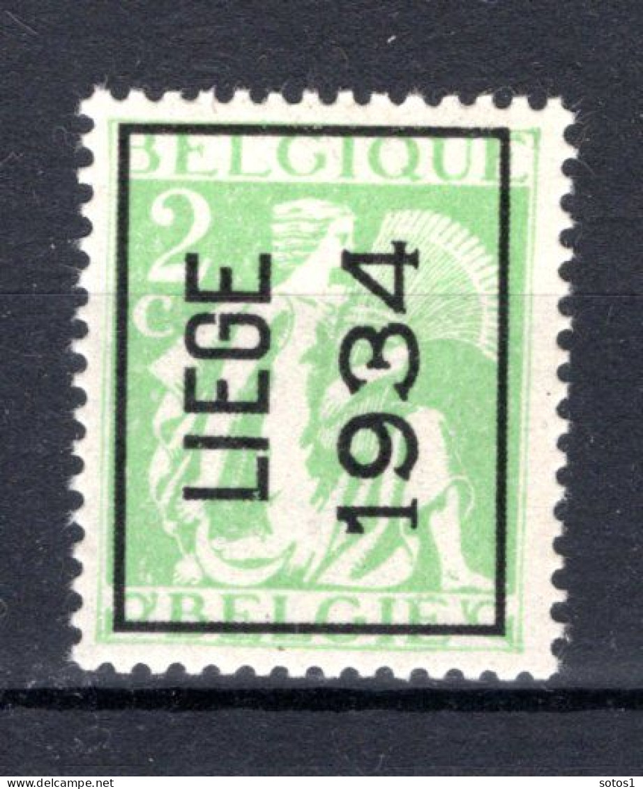 PRE277A MNH** 1934 - LIEGE 1934  - Typo Precancels 1932-36 (Ceres And Mercurius)