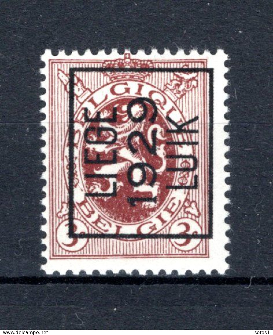 PRE206A MNH** 1929 - LIEGE 1929 LUIK  - Typo Precancels 1929-37 (Heraldic Lion)