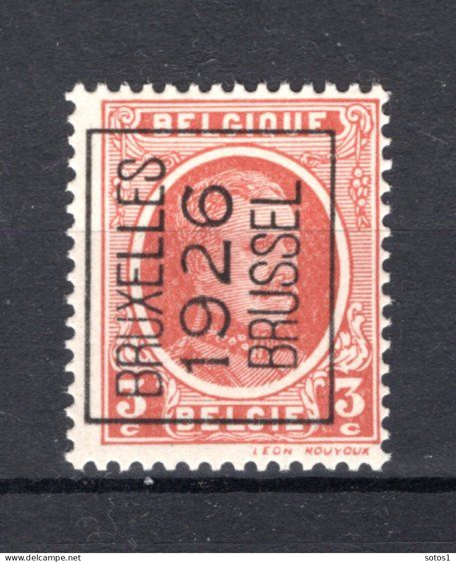 PRE139A MNH** 1926 - BRUXELLES 1926 BRUSSEL  - Typografisch 1922-31 (Houyoux)