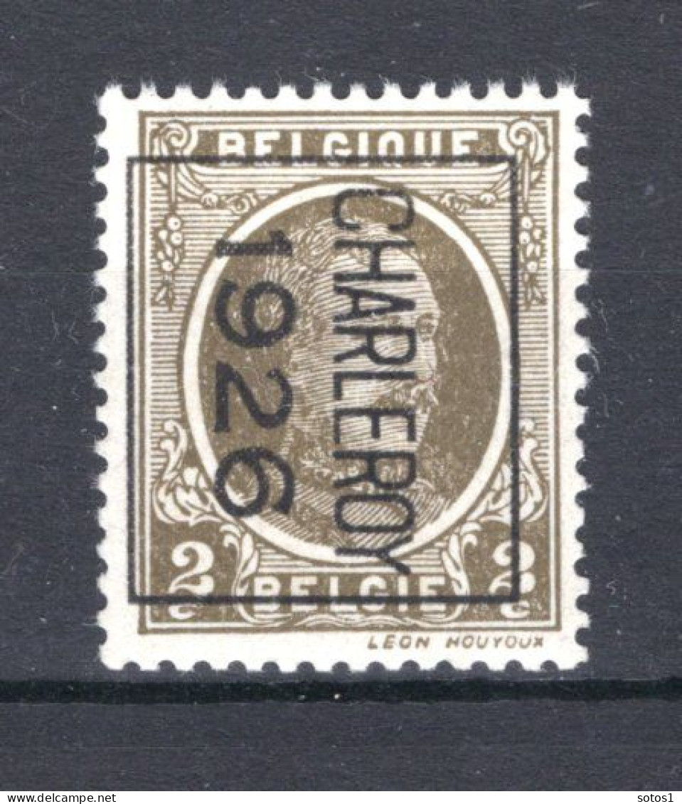 PRE134B MNH** 1926 - CHARLEROY 1926  - Typografisch 1922-31 (Houyoux)