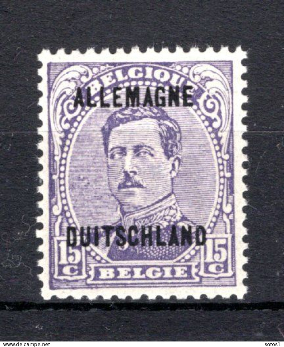 OC43A MNH TYPE I 1919 - Belgische Bezetting In Duitsland - Sot - OC38/54 Ocupacion Belga En Alemania