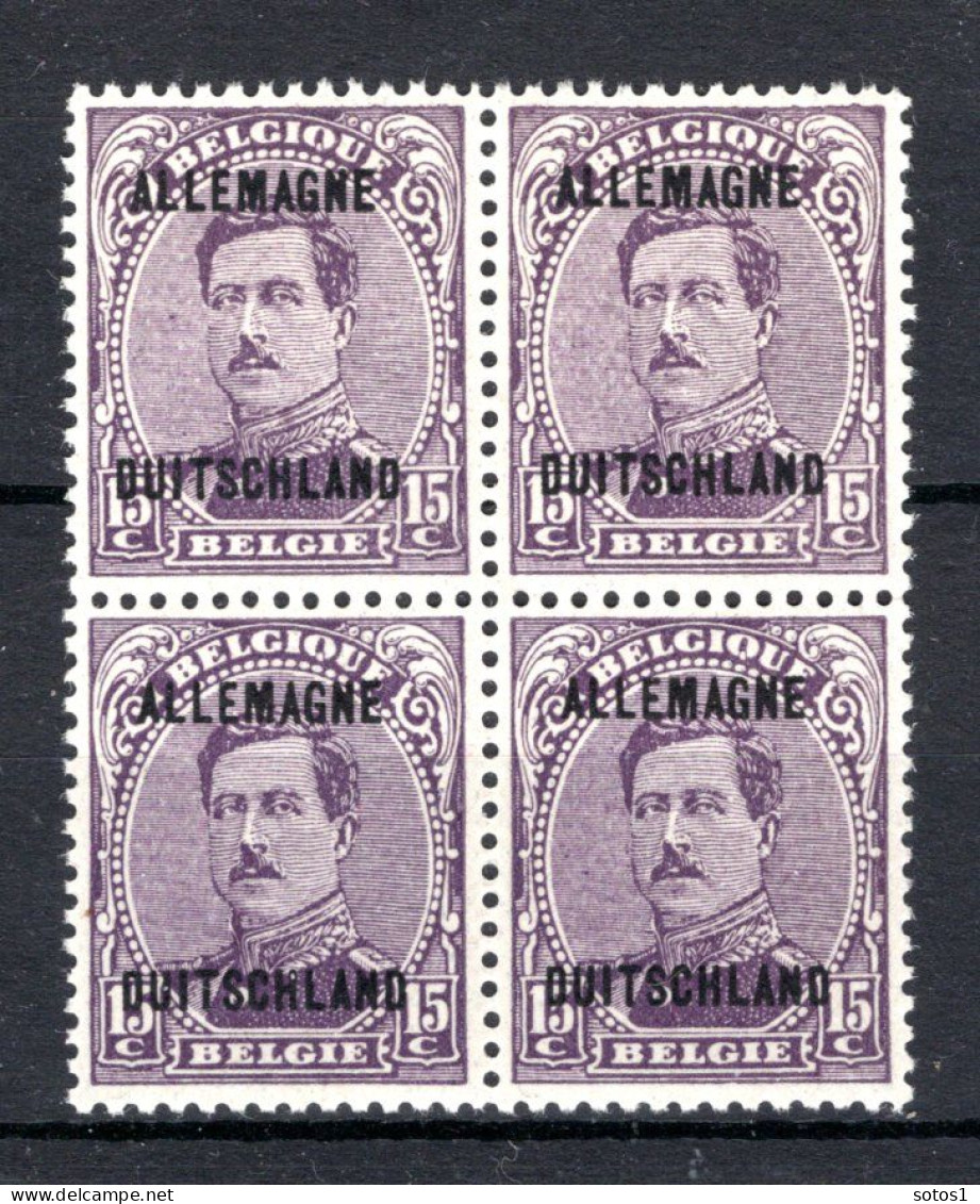 OC43A MNH TYPE I 1919 - Belgische Bezetting In Duitsland (4 Stuks) - Sot - OC38/54 Occupation Belge En Allemagne