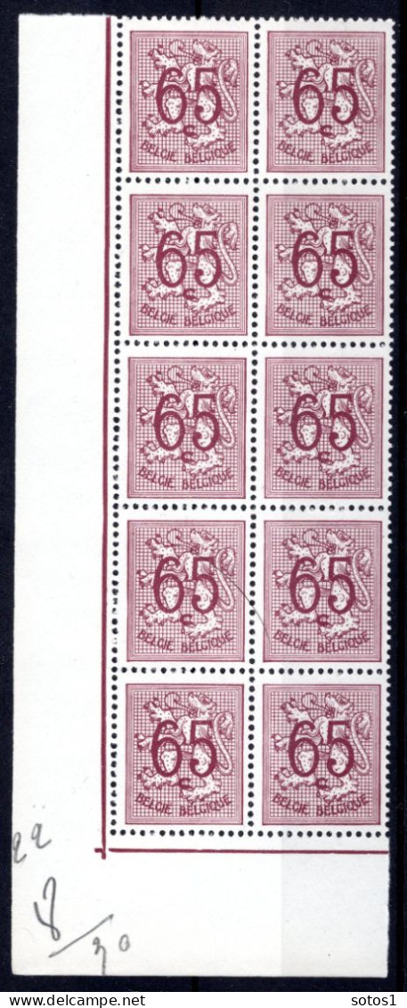 856 MNH** 1951 - Cijfer Op Herhaldieke Leeuw 10 Stuks - Neufs