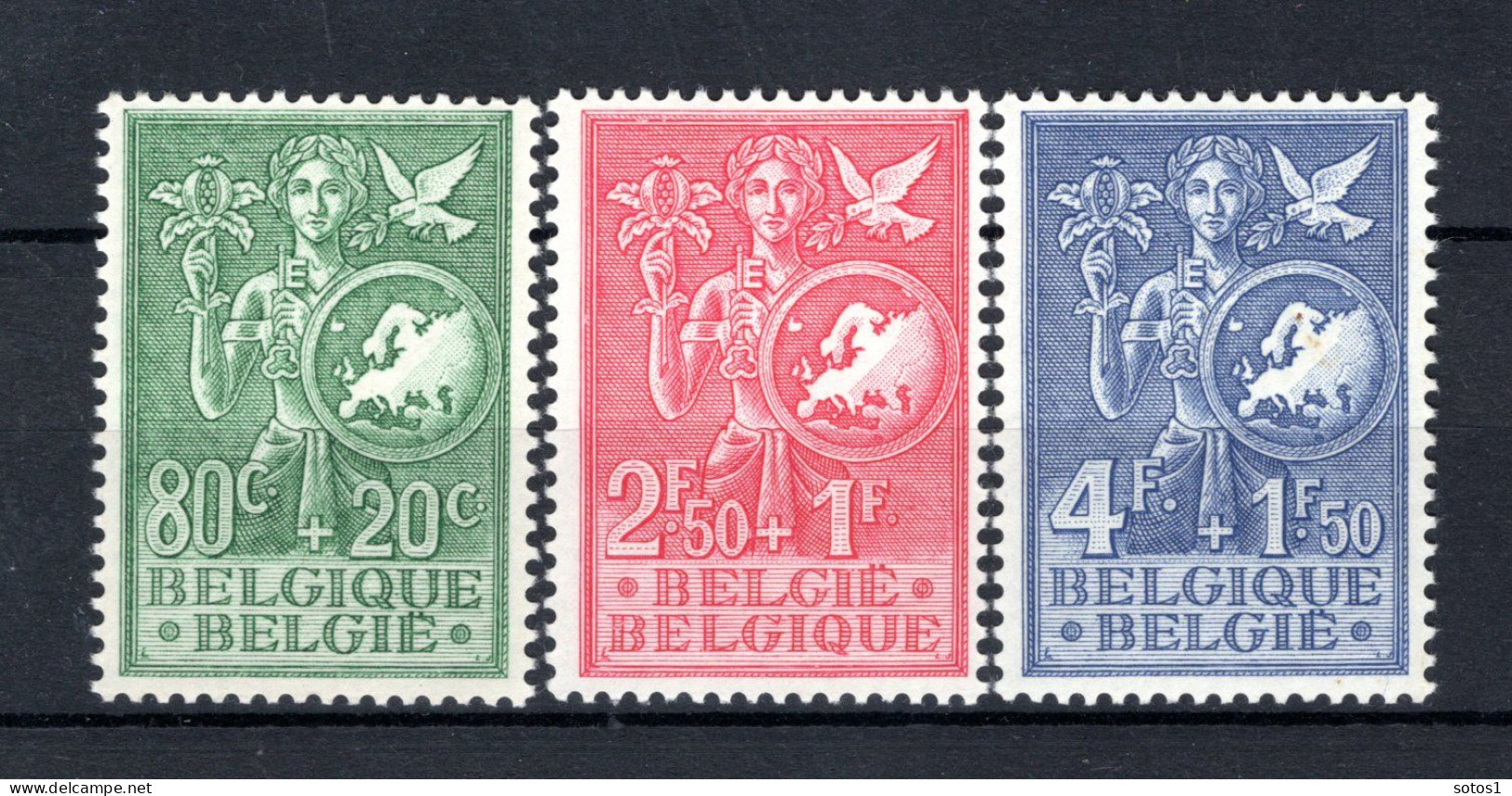 927/929 MNH 1953 - Europese Gedachten. - Neufs