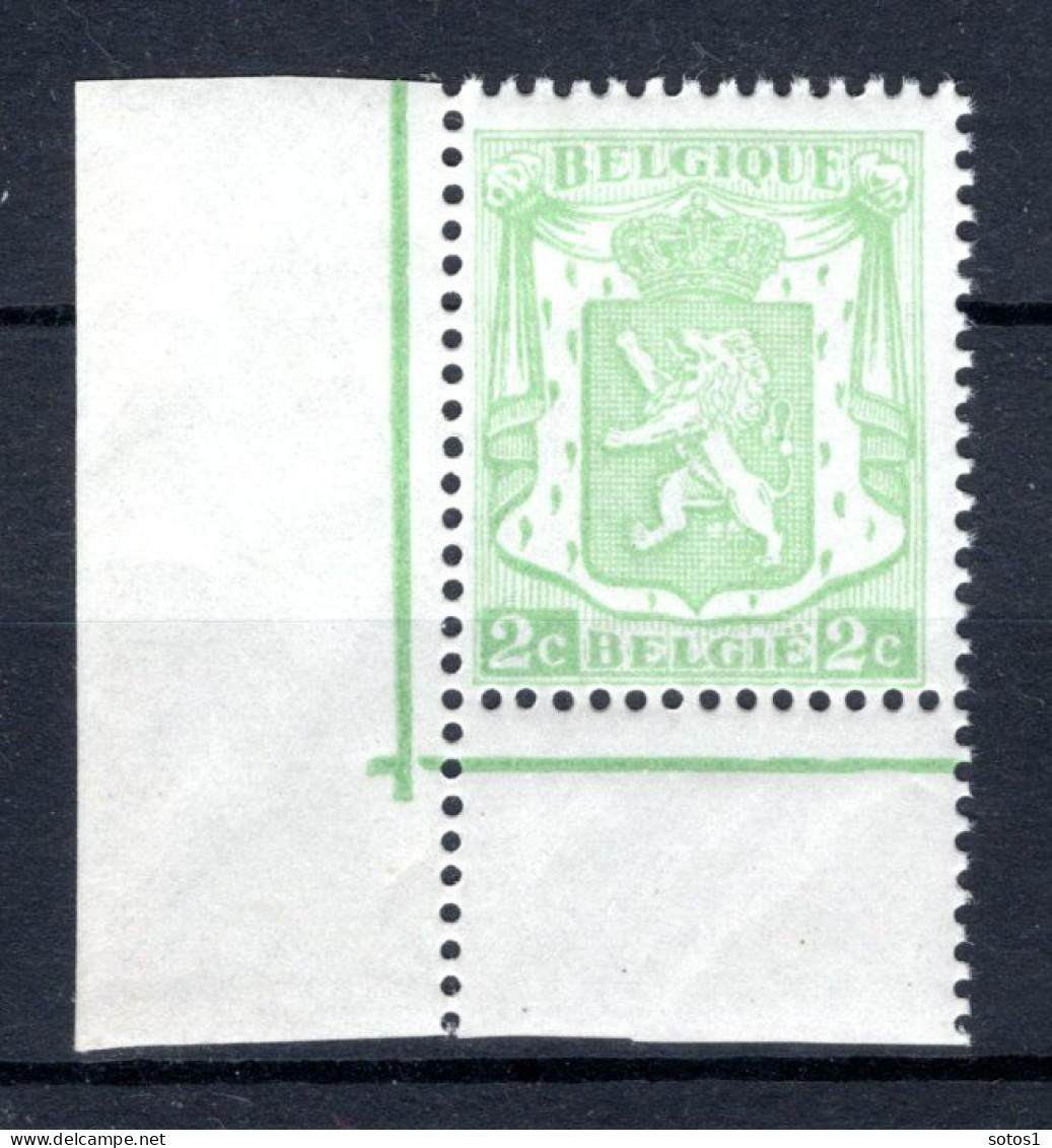 418A-V MNH 1935 - Klein Staatswapen WITTE VLEK AAN POOT -4 - 1935-1949 Petit Sceau De L'Etat