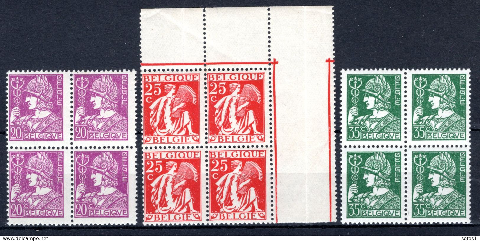 338/340 MNH 1932 - Ceres & Mercurius (4 St.) -2 - 1932 Ceres And Mercurius