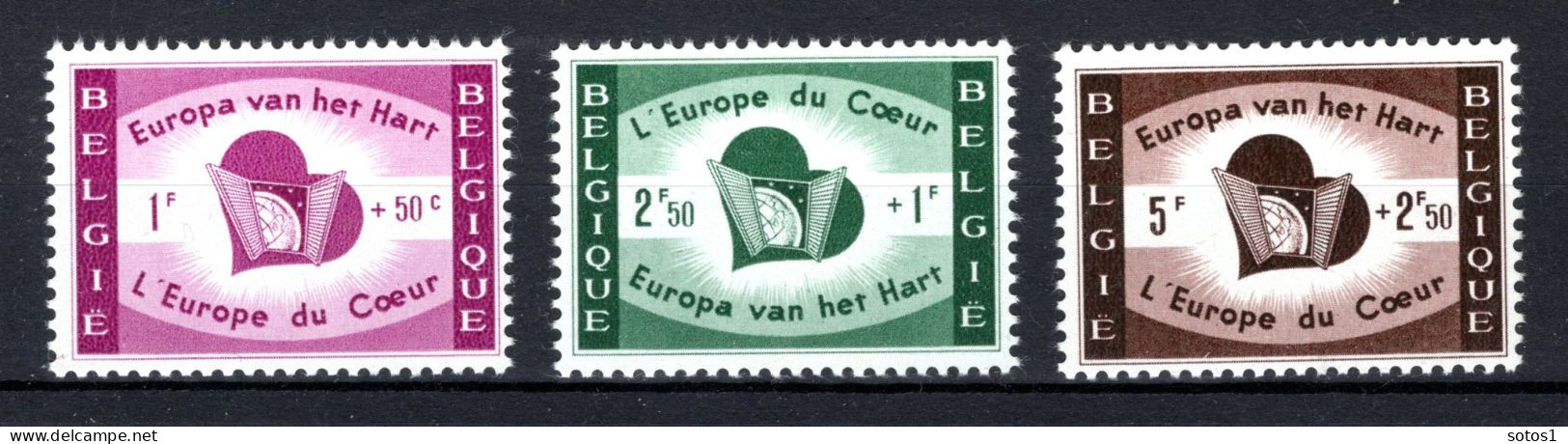 1090/1092 MNH 1959 - Europa Van Het Hart. - Unused Stamps