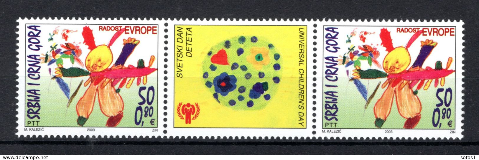 SERVIE EN MONTENEGRO Yt. 2989 2 St. MNH 2003 - Serbie