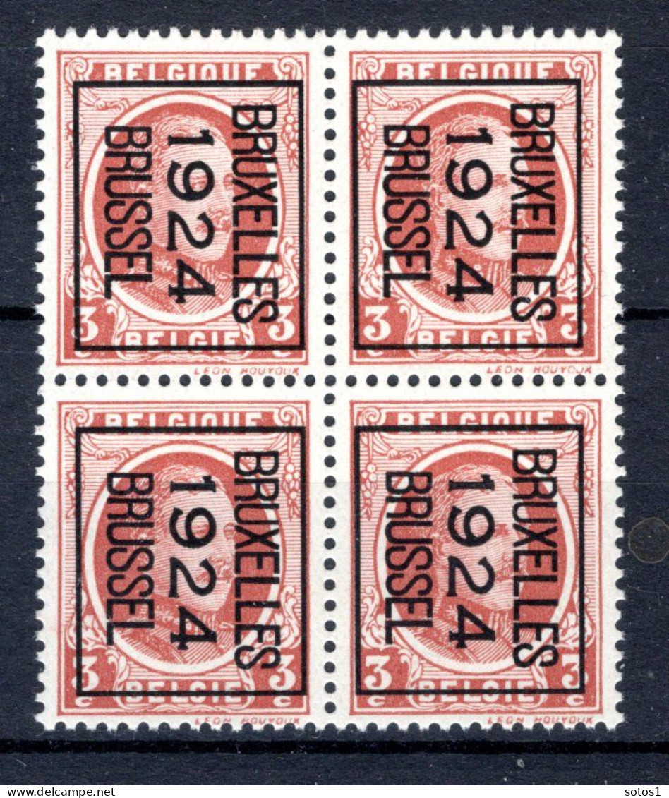 PRE98B MNH** 1924 - BRUXELLES 1924 BRUSSEL (4 Stuks)  - Typos 1922-31 (Houyoux)