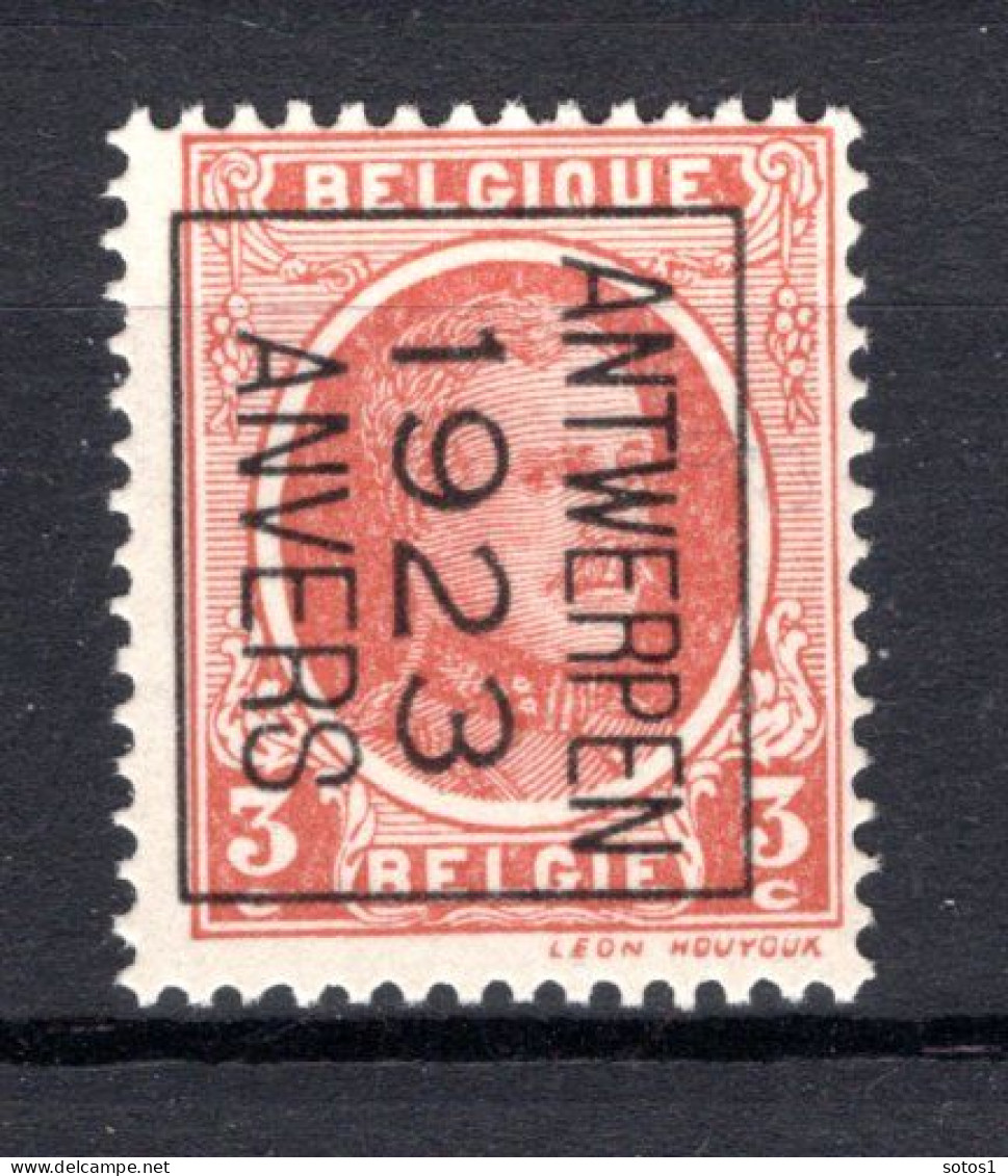 PRE77B MNH** 1923 - ANTWERPEN 1923 ANVERS - Typo Precancels 1922-31 (Houyoux)