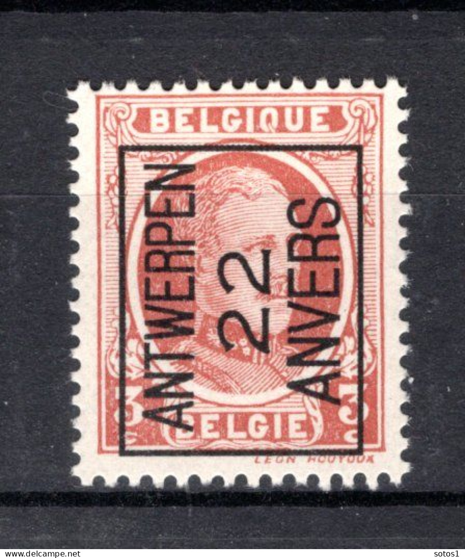 PRE67A MNH** 1922 - ANTWERPEN 22 ANVERS - Typos 1922-31 (Houyoux)