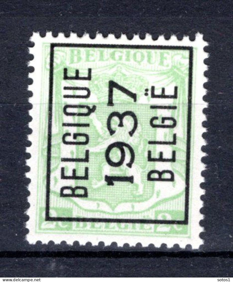 PRE319A MNH** 1937 - BELGIQUE 1937 BELGIE - Sobreimpresos 1936-51 (Sello Pequeno)