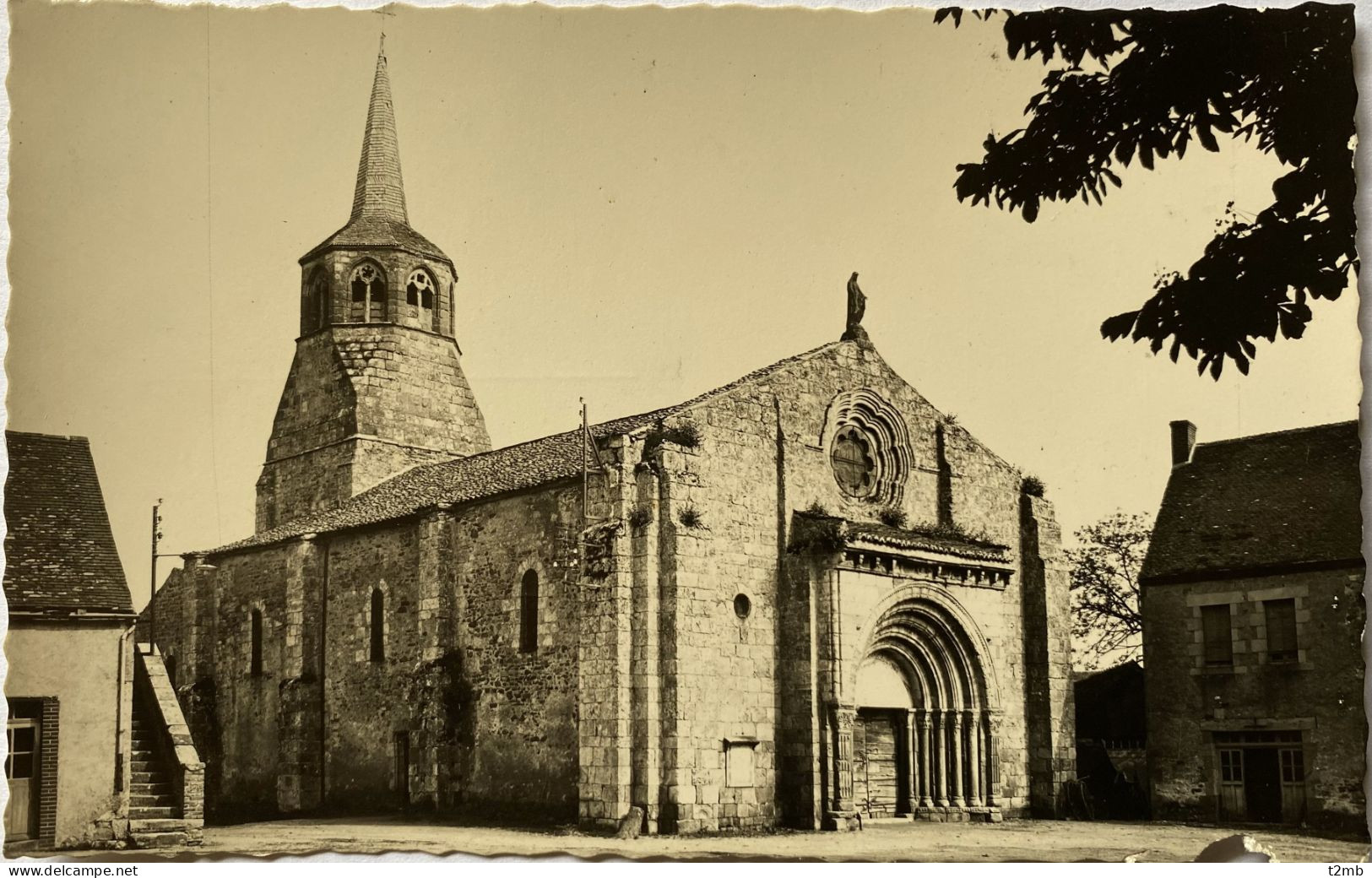 CPSM (Allier). FLEURIEL. L'église (n° 618) - Other & Unclassified