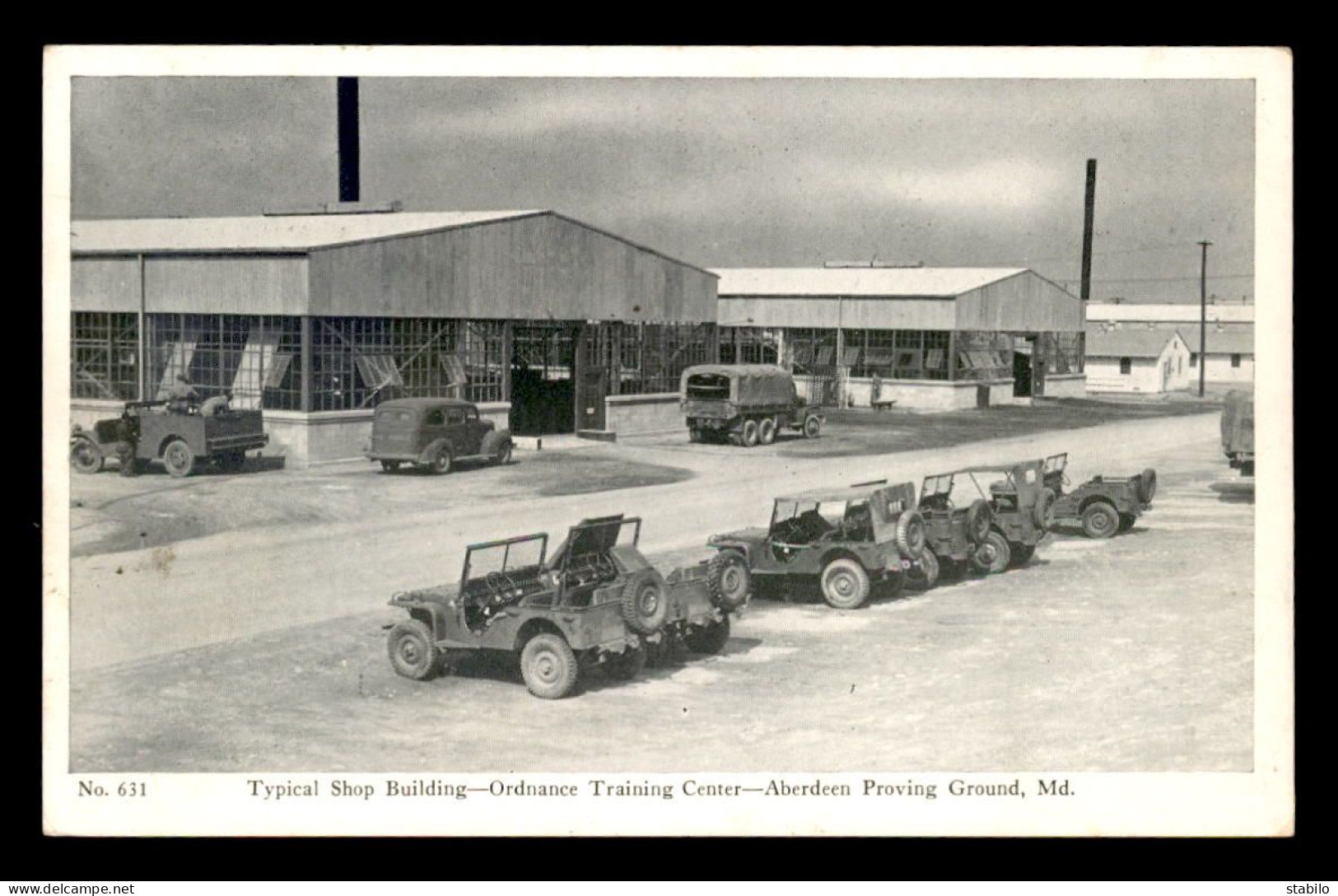 GUERRE 39/45 - TYPICAL SHOP BUILDING - ORDNANCE TRAINING CENTER  - War 1939-45