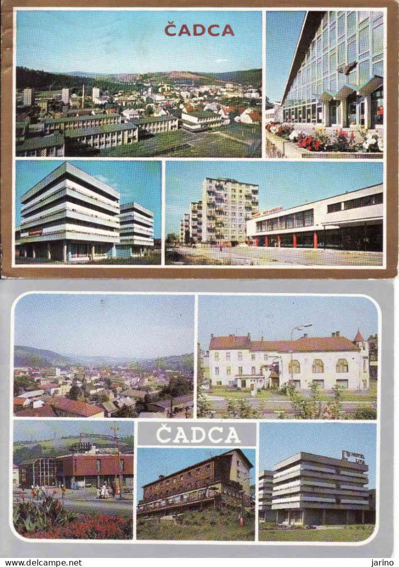 Slovakia, 2 X Čadca, Hotel Lipa A Husárik, Stanica, Dom Kultury,.. Used - Slovakia