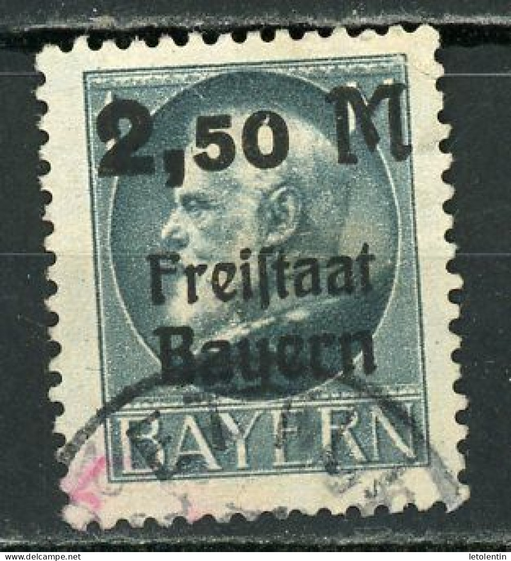 ALLEMAGNE - BAVIERE   N° Yvert 176 Obli. - Used