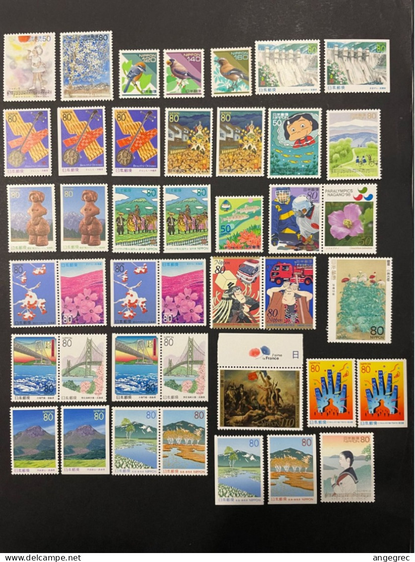 Timbre Japon 1998 Lot De 86 Timbre, Neuf ** - Collections, Lots & Series