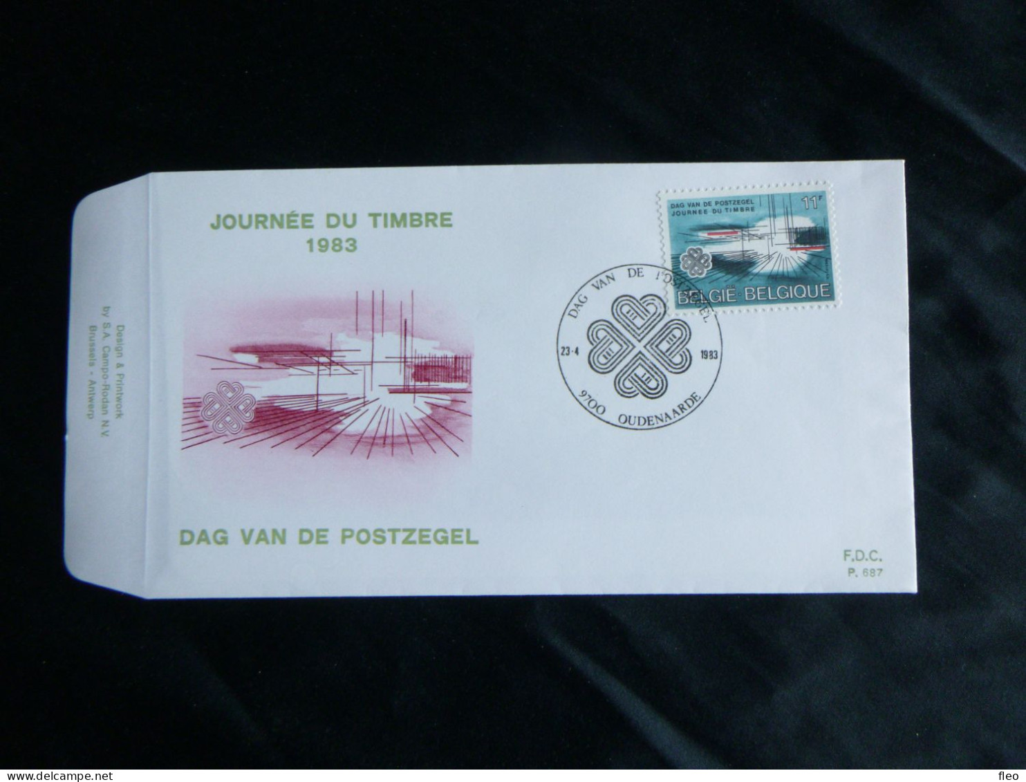 1983 2089 FDC (  Oudenaarde ) :  "Journée Du Timbre / Dag Vd Postzegel 1983 " - 1981-1990