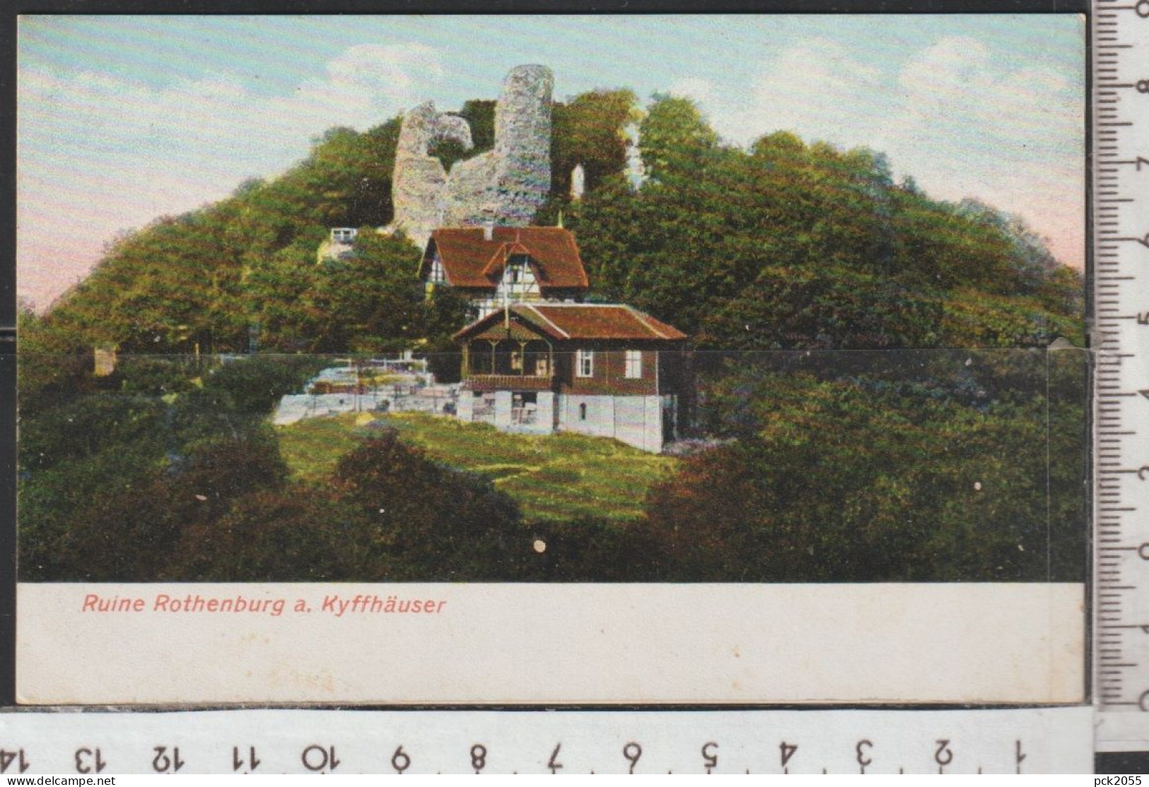 Ruine Rothenburg A. Kyffhäuser - Nicht Gelaufen  (AK 5044) Günstige Versandkosten - Kyffhaeuser